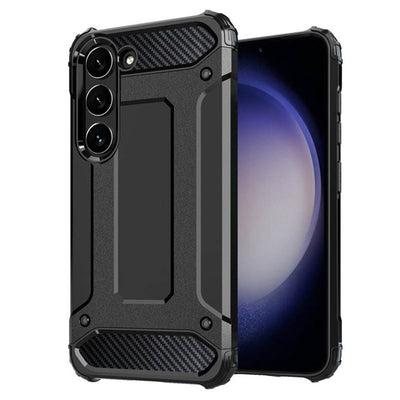 Husa pentru Samsung Galaxy S23, Techsuit Hybrid Armor, negru