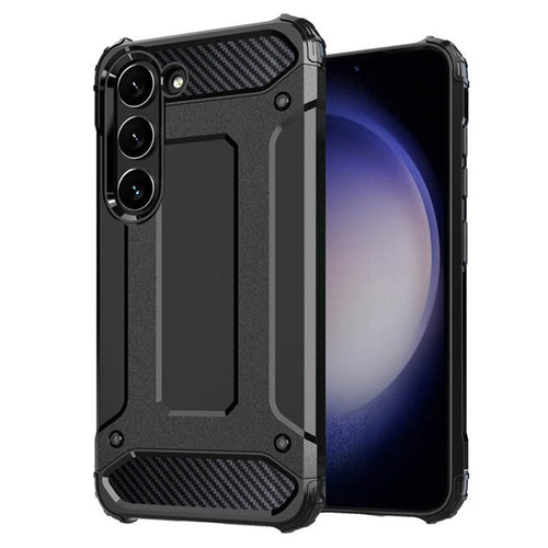 Husa pentru Samsung Galaxy S23, Techsuit Hybrid Armor, negru