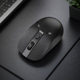 Mouse wireless Borofone BG5, 2.4GHz, 1600 DPI, senzor optic, design ergonomic, Negru