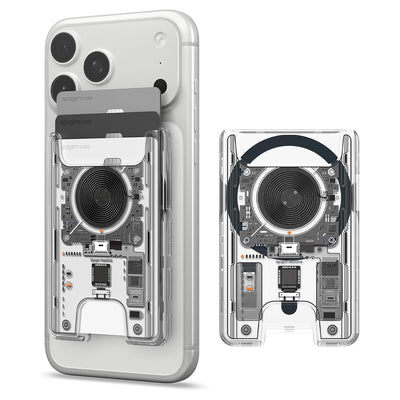 Portofel MagSafe Spigen Magnetic Wallet Ultra Hybrid, 3 Carduri, Zero One