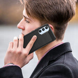 Husa pentru Samsung Galaxy A54, Techsuit Carbon Silicone, albastru
