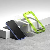 Folie telefon pentru Google Pixel 10a, Ringke Easy Slide Tempered Glass, set 2 bucăți, Transparentă