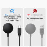Suport pentru Samsung Galaxy Watch Ultra/7/6/6 Classic/5/5 Pro, Spigen S353, Negru