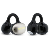 Căști wireless Guess Metallic Finish Electroplated Parts Classic, Bluetooth 5.4, 300mAh, Negre
