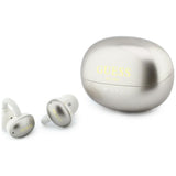 Căști wireless Guess Metalic Finish Electroplated Parts Classic, Bluetooth 5.4, 300mAh, Aurii
