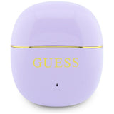 Căști wireless Guess Glossy Gold Line Classic, Half-in-ear, Bluetooth, TWS, Mov