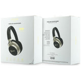 Căști Guess Wireless Headphones 4G Gold Script Metal, Bluetooth 5.4, Microfon integrat, ENC, 300mAh, Negre