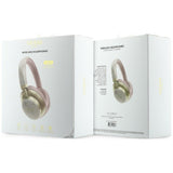 Căști Guess 4G Gold Script Metal, Bluetooth 5.4, Microfon integrat, ENC, 300mAh, Roz