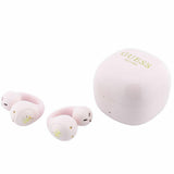 Căști wireless Guess Mini Classic, Open-ear, Bluetooth, TWS, Sport Design, Roz
