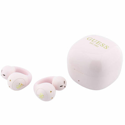 Căști wireless Guess Mini Classic, Open-ear, Bluetooth, TWS, Sport Design, Roz