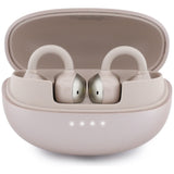 Căști wireless Guess Metalic Finish Electroplated Parts Classic, Bluetooth 5.4, 300mAh, Roz