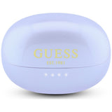 Căști wireless Guess Metalic Finish Electroplated Parts Classic, Bluetooth 5.4, 300mAh, Mov