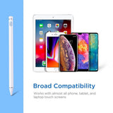 Stylus pen ESR Digital (K838), pentru Android, iOS, Windows, cu Micro-USB Cable, alb