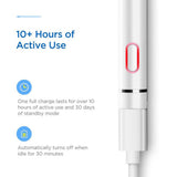 Stylus pen ESR Digital (K838), pentru Android, iOS, Windows, cu Micro-USB Cable, alb