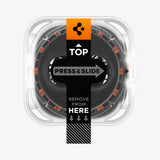 Folie pentru Samsung Galaxy Watch Ultra 2, Spigen Glas.tR EZ Fit, set 2 bucăți, Transparentă