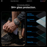 Folie pentru Samsung Galaxy Watch Ultra 2, Spigen Glas.tR EZ Fit, set 2 bucăți, Transparentă