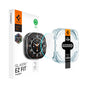 Folie pentru Samsung Galaxy Watch Ultra 2, Spigen Glas.tR EZ Fit, set 2 bucăți, Transparentă