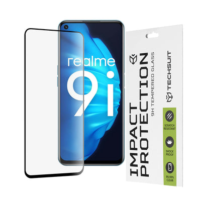 Folie de protectie pentru OPPO A76, Techsuit 111D Full Cover / Full Glue Glass