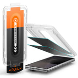 Folie telefon pentru Samsung Galaxy Z Fold7 / Z Fold8 Ultra, Spigen Glas.tR EZ-FIT Pro, Privacy, set 2 bucăți