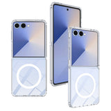Husă pentru Samsung Galaxy Z Flip8, Techsuit MagSafe Pro, Transparentă