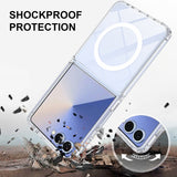 Husă pentru Samsung Galaxy Z Flip8, Techsuit MagSafe Pro, Transparentă