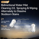 Aparat de curățat geamuri Deerma DEM-C50S Ultra, Bidirectional Water Mist, 4 moduri, 8000Pa, 72W, Alb