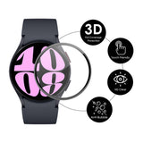 Folie pentru Honor Watch 6, Techsuit Nano Flex, set 2 bucăți, Neagră