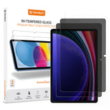 Folie tableta pentru Samsung Galaxy Tab S9 / S9 FE / S10 FE / S10 Lite, Techsuit ArmorGlass CrystalHD, Privacy, set 2 bucati