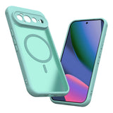 Husă pentru Google Pixel 11 Pro XL, Techsuit HaloFrost II MagSafe, Verde mentă