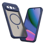 Husă pentru Google Pixel 11 Pro XL, Techsuit HaloFrost II MagSafe, Bleumarin