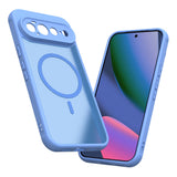 Husă pentru Google Pixel 11, Techsuit HaloFrost II MagSafe, Albastră
