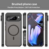 Husă pentru Google Pixel 11, Techsuit HaloFrost II MagSafe, Neagră