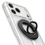 Suport magnetic auto Spigen O-Mag OM106, rotire 360 grade, Negru