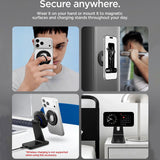 Suport magnetic auto Spigen O-Mag OM106, rotire 360 grade, Negru