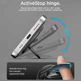 Suport magnetic auto Spigen O-Mag OM106, rotire 360 grade, Negru