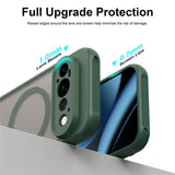 Husă pentru Google Pixel 11 Pro, Techsuit HaloFrost II MagSafe, Verde