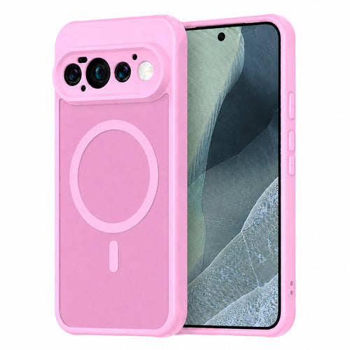Husă pentru Google Pixel 11 Pro, Techsuit HaloFrost II MagSafe, Roz