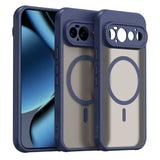 Husă pentru Google Pixel 11 Pro, Techsuit HaloFrost II MagSafe, Bleumarin