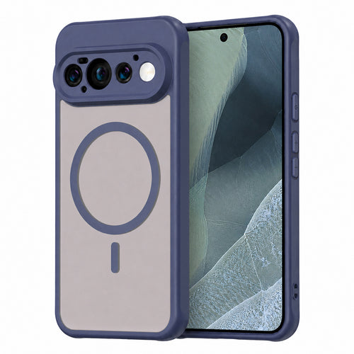 Husă pentru Google Pixel 11 Pro, Techsuit HaloFrost II MagSafe, Bleumarin