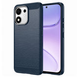 Husă pentru Honor 600 Smart, Techsuit Carbon Silicone, Albastră