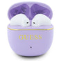 Căști wireless Guess Glossy Gold Line Classic, Half-in-ear, Bluetooth, TWS, Mov