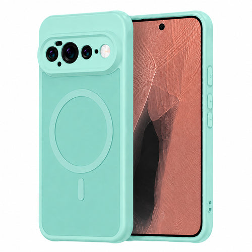 Husă pentru Google Pixel 11 Pro XL, Techsuit HaloFrost II MagSafe, Verde mentă