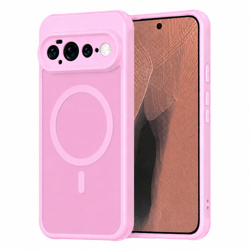 Husă pentru Google Pixel 11 Pro XL, Techsuit HaloFrost II MagSafe, Roz