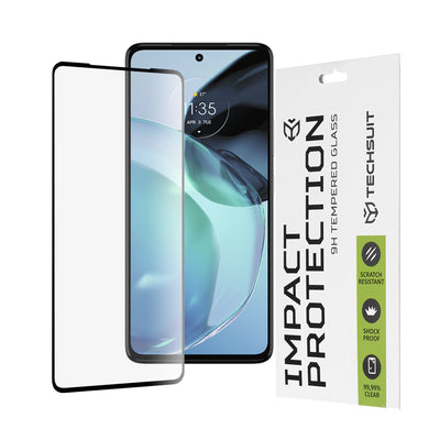 Folie de protectie pentru Motorola Moto G72, Techsuit 111D Full Cover / Full Glue Glass