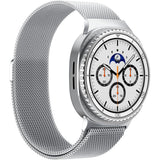 Curea smartwatch pentru Samsung Galaxy Watch9/Watch8 40mm/44mm/Watch8 Classic, Spigen Metal Fit, Argintie