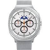 Curea smartwatch pentru Samsung Galaxy Watch9/Watch8 40mm/44mm/Watch8 Classic, Spigen Metal Fit, Argintie