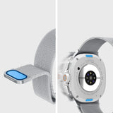 Curea smartwatch pentru Samsung Galaxy Watch9/Watch8 40mm/44mm/Watch8 Classic, Spigen Metal Fit, Argintie