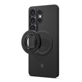 Suport magnetic auto Spigen O-Mag OM106, rotire 360 grade, Negru