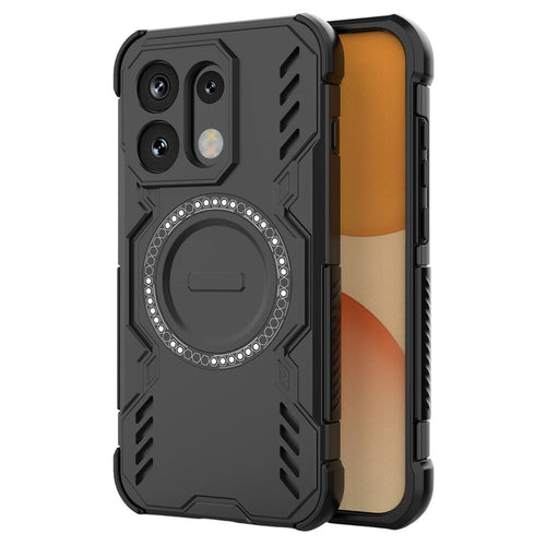 Husă pentru Oppo Reno16 / Reno16 Pro, Techsuit ArmorMag Case, Neagră