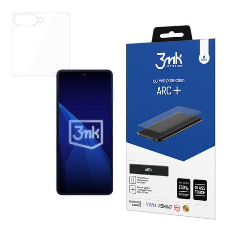 Folie telefon pentru Samsung Galaxy Z Flip8, 3mk ARC+, Transparentă